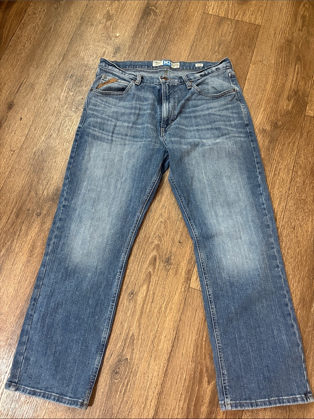 Ariat Men's Straight Leg Jeans - Faded Blue